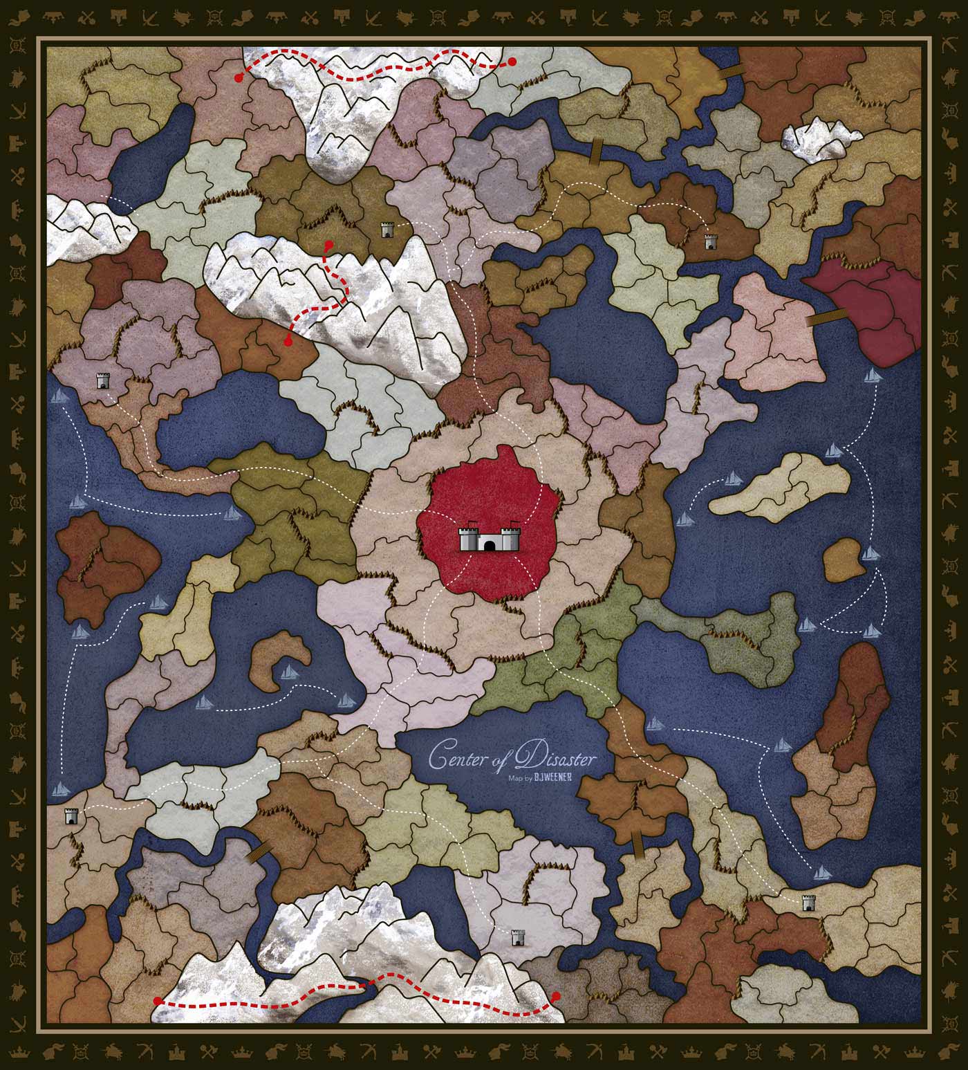 the map